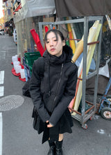 ファーフードクロップパディング