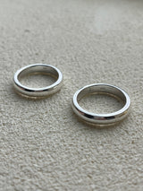 (silver925/18k) 4mm babe ring