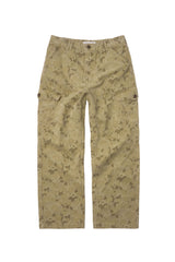 Overlap Pocket Camo Pants (Washed Beige)