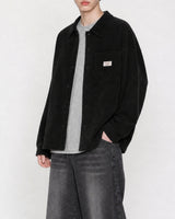 (UNISEX) Corduroy Shirt Cardigan