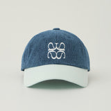 Avivere logo mid denim mint