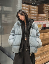 Oti Rivet Brushed Hood Zip Up
