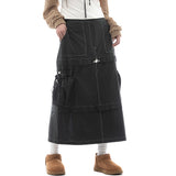 LAYER SKIRT IN DARK GREY