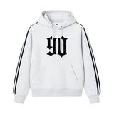 DIVISION 90 SPORTY TRACK OVER FIT HOODIE (3color)