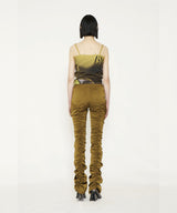 FLARE GATHER PANTS