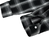 A-ekid overfit check pocket shirt