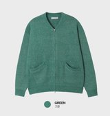 Daily Two-Way Knit Zip-Up