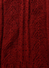 Ribbon sleeveless knit_red