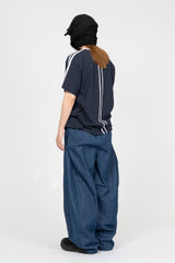 Pote Snap Denim Balloon Pants