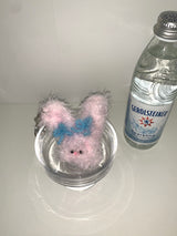 Blue Ribbon Bunny Keyring