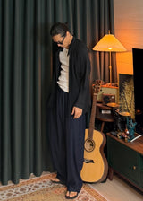 [ VIR Style Original ] China Collar Pleated Jacket 2COLOR