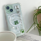 [made]Lucky clover magsafe card wallet