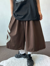 Hip Tone Side Big Snail Balloon Bermuda Shorts 4color