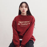 L'ENFANCE SWEATSHIRTS (RED)