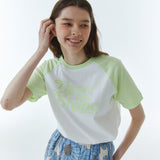 RVSラグランTシャツ グリーン