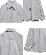 [LANARCH] Eckley Stripe Tie Shirt