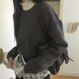 Posol Basic Short Round Knitwear
