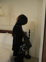 black chic belt bag