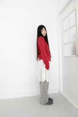 henley neck natural knit(3colors)