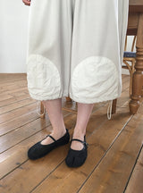 [unisex] ヒヨ ナイロン パッチ バミューダパンツ