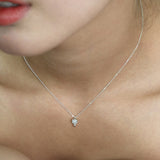 Cube Heart Necklace