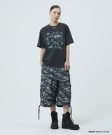 UTILITY CARGO CAMO SHORTS