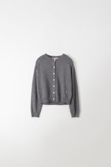 Camel round cardigan (Grey)