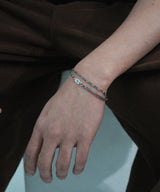 スリムパターンチェーンブレスレット (925 silver)