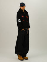 FR Non-Fade Stripe Curved Pants