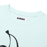 SIGNATURE BIG CHERRY CROP T-SHIRT - LIGHT MINT 