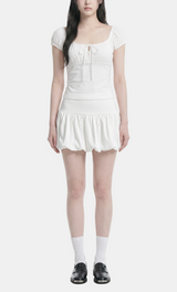 Tiana Floral Eyelet Top