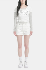 Roxy Layered Halter Graphic Tee