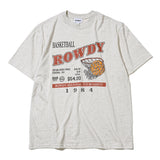 ロウディ バスケットボール リーグ Tシャツ_オートミール