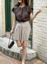 Tibel Pintuck Pleated Culottes