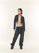 ローライズデニムパンツ (FOR UNISEX)