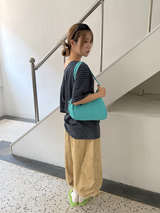 cotton banding bermuda pants