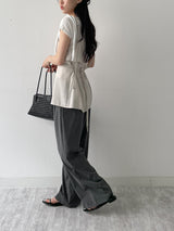 Attention Pleated Layered Bustier