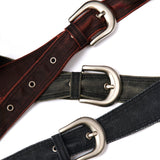 [Ham Junsoo Collaboration] HH ウォッシュドナイロンベルト付きバッグ (Denim Black)