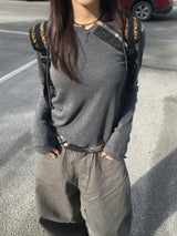 Mode Slim Fit Check Pattern Hoodie (2c)