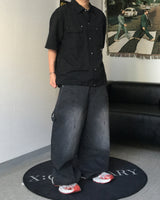 TC Patch Work Banding Denim Pants (3C)