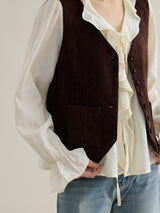 Classic Layered V-Neck Knit Vest