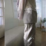 Shirred Skirt Pants