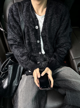 Museum Angora Semi-Over Cardigan