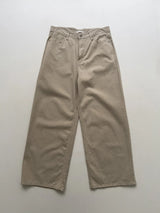 Maple Dyed Cotton Wide Pants
