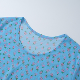フラワー メッシュTシャツ