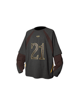 RELABEL Three-dimensional Composition (cutting) Deconstruction Of Human Body Shaping Cutting And Splicing Multi Material Fake Two-piece T-shirt
