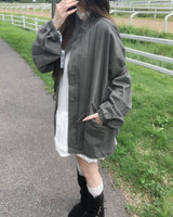 Washing short pigment jacket