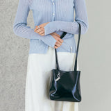 LOME Vegan Leather Daily Shoulder Bag