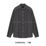  Stable Summer Ice Pigment Linen Shirt