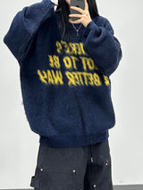 lettering brush knit